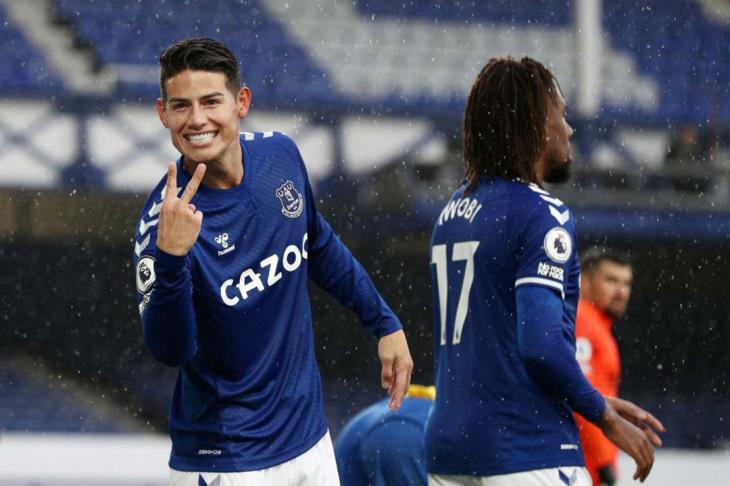 خاميس رودريجيز ، ايفرتون